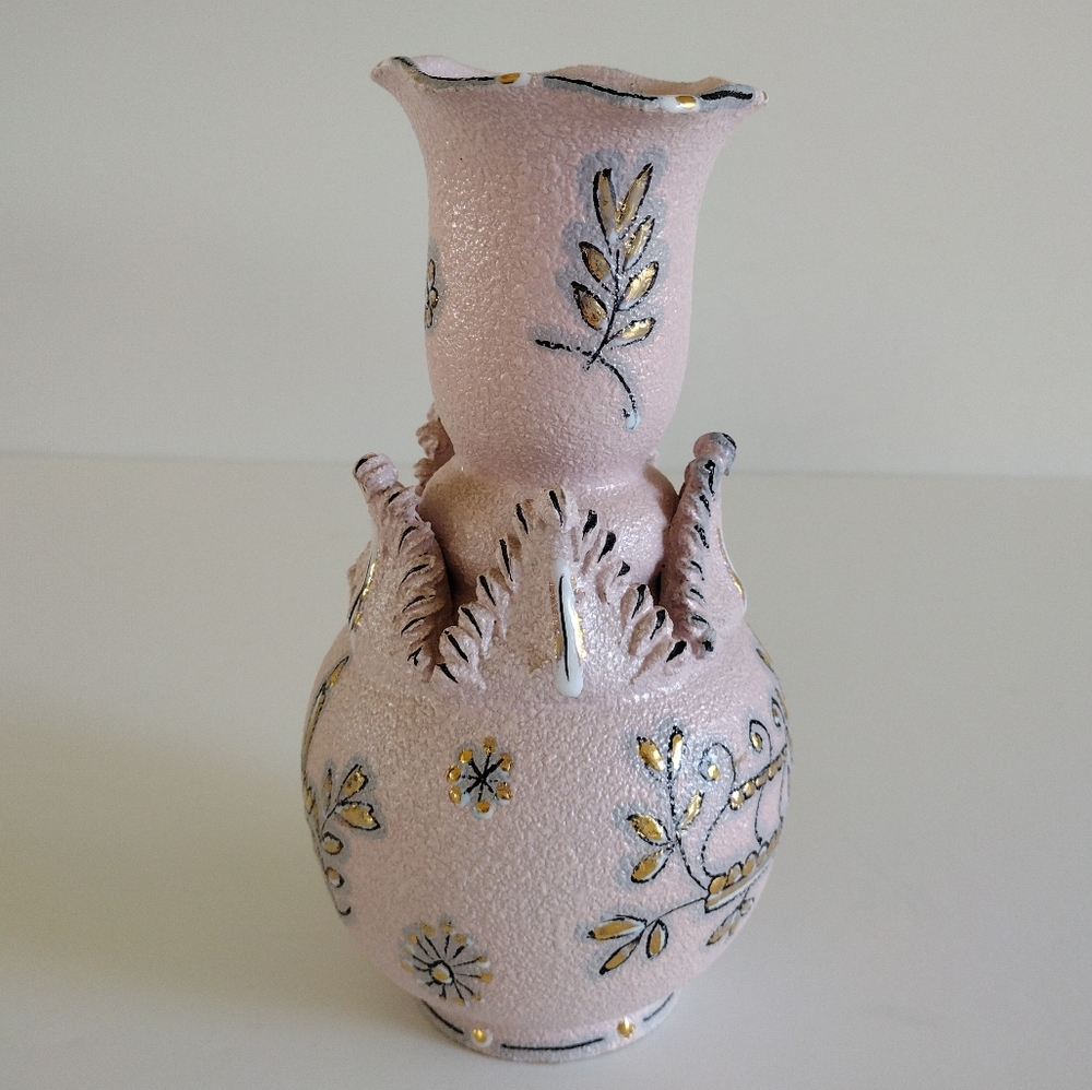 MCM Ardalt Boboli Italian Pottery Pink Vase